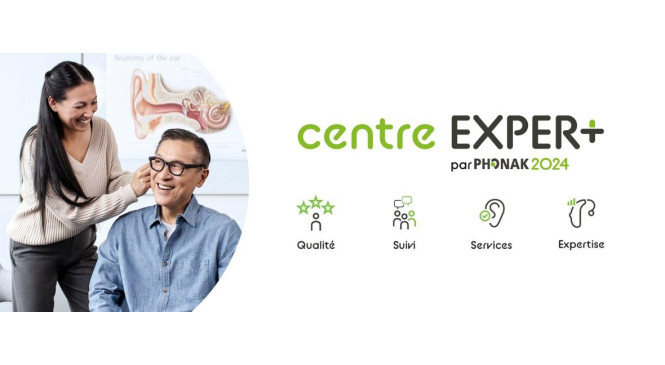 Logo Exper+ par PHONAK