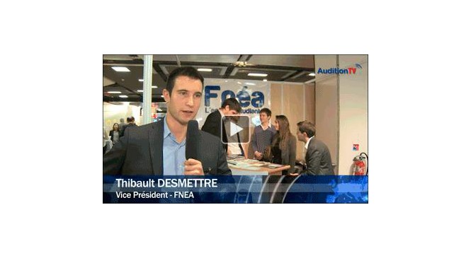 Congrès des Audioprothésistes 2014 : Thibault Desmettre, FNEA