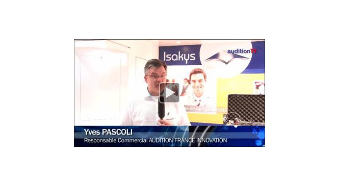 Audition France Innovation présente les fonctionnalités d'Isakys