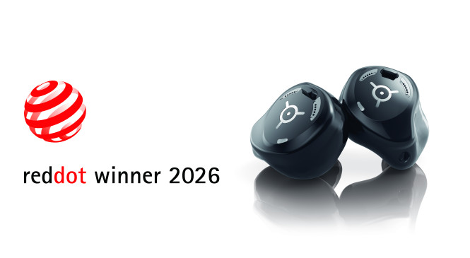 Phonak Virto™ R Infinio : L’excellence du design récompensée par le prestigieux Red Dot Award 2026