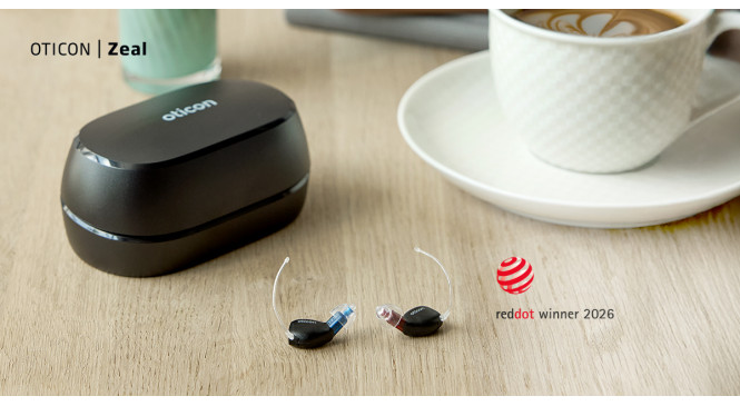 Oticon Zeal remporte un Red Dot Design Award