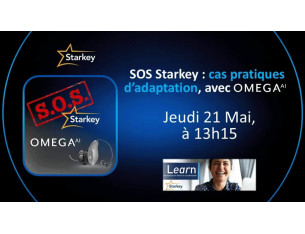 SOS Starkey : cas pratiques d’adaptation, avec Omega AI - Jeudi 21 Mai, à 13h15