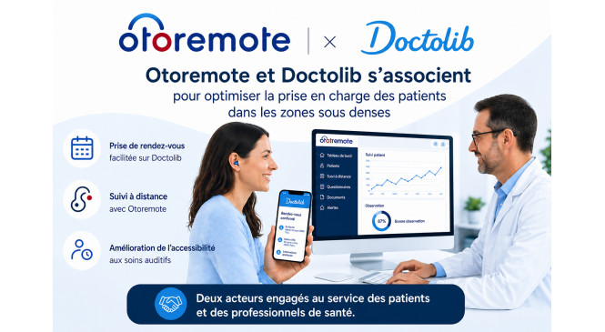   Accueil du centre Otoremote et Doctolib s’associent pour optimiser l’accès aux soins auditifs dans les zones sous-dotées
