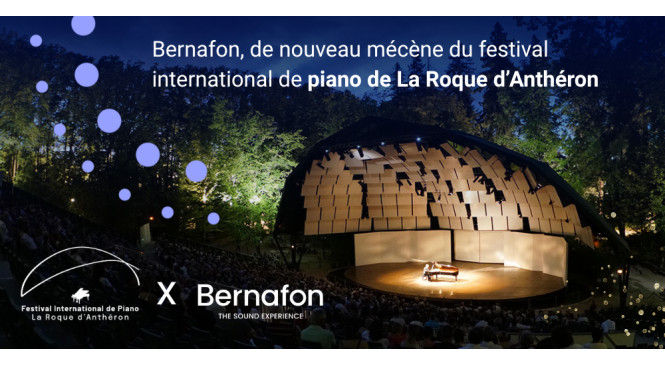   Accueil du centre Bernafon, de nouveau mécène du festival international de piano de La Roque d’Anthéron

