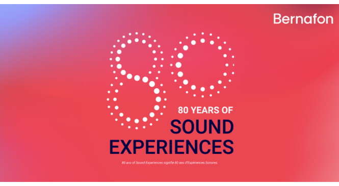  Bernafon fête 80 ans d’expériences sonores qui donnent le sourire