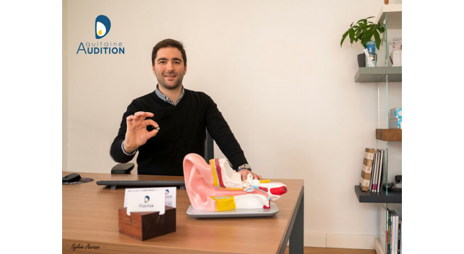   Accueil du centre AQUITAINE AUDITION ARÈS
