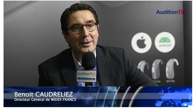 Benoit Caudreliez, directeur général de Widex France
