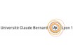 Logo ou avatar de UNIVERSITÉ CLAUDE BERNARD LYON 1
