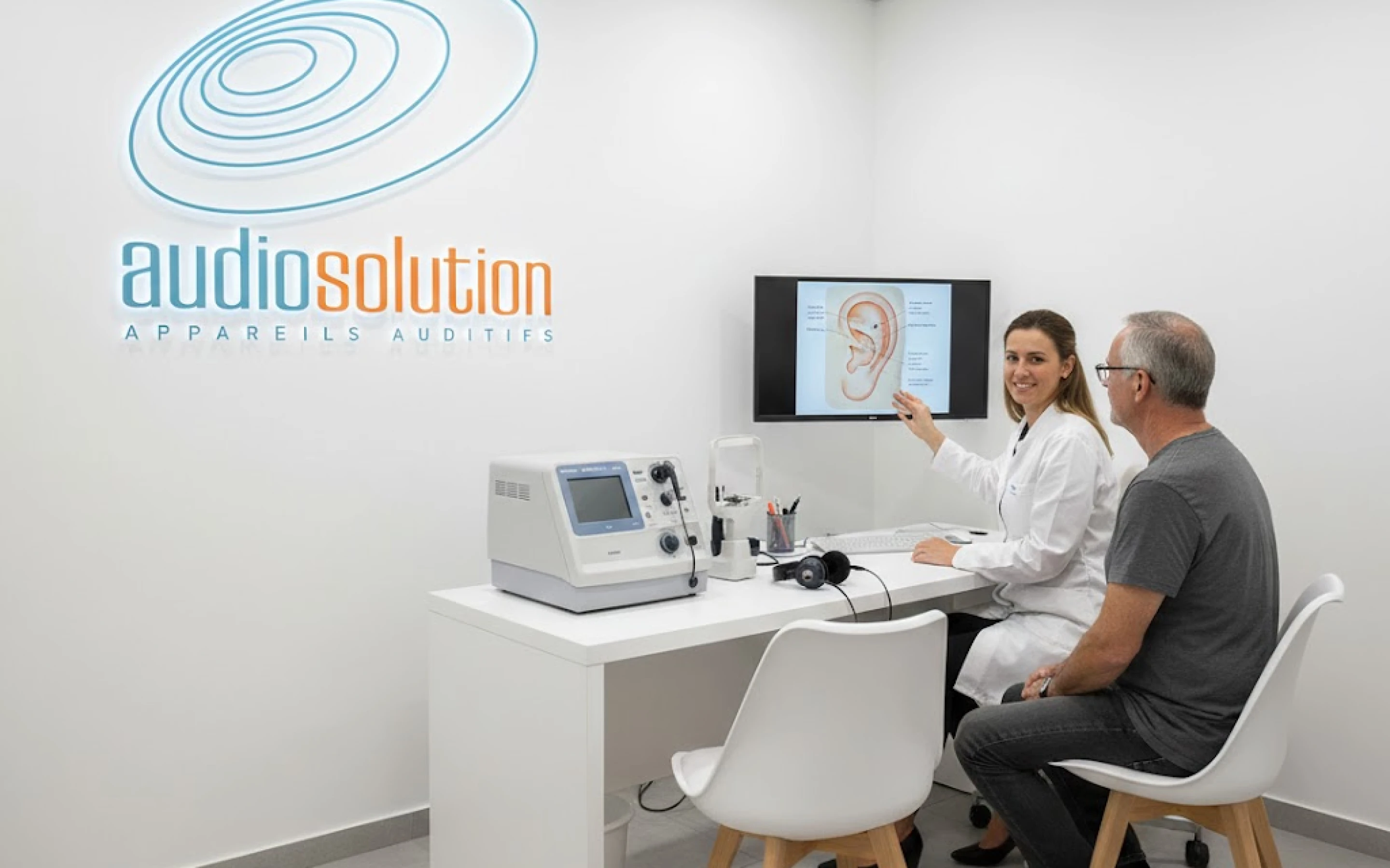   Accueil du centre AUDIOSOLUTION
