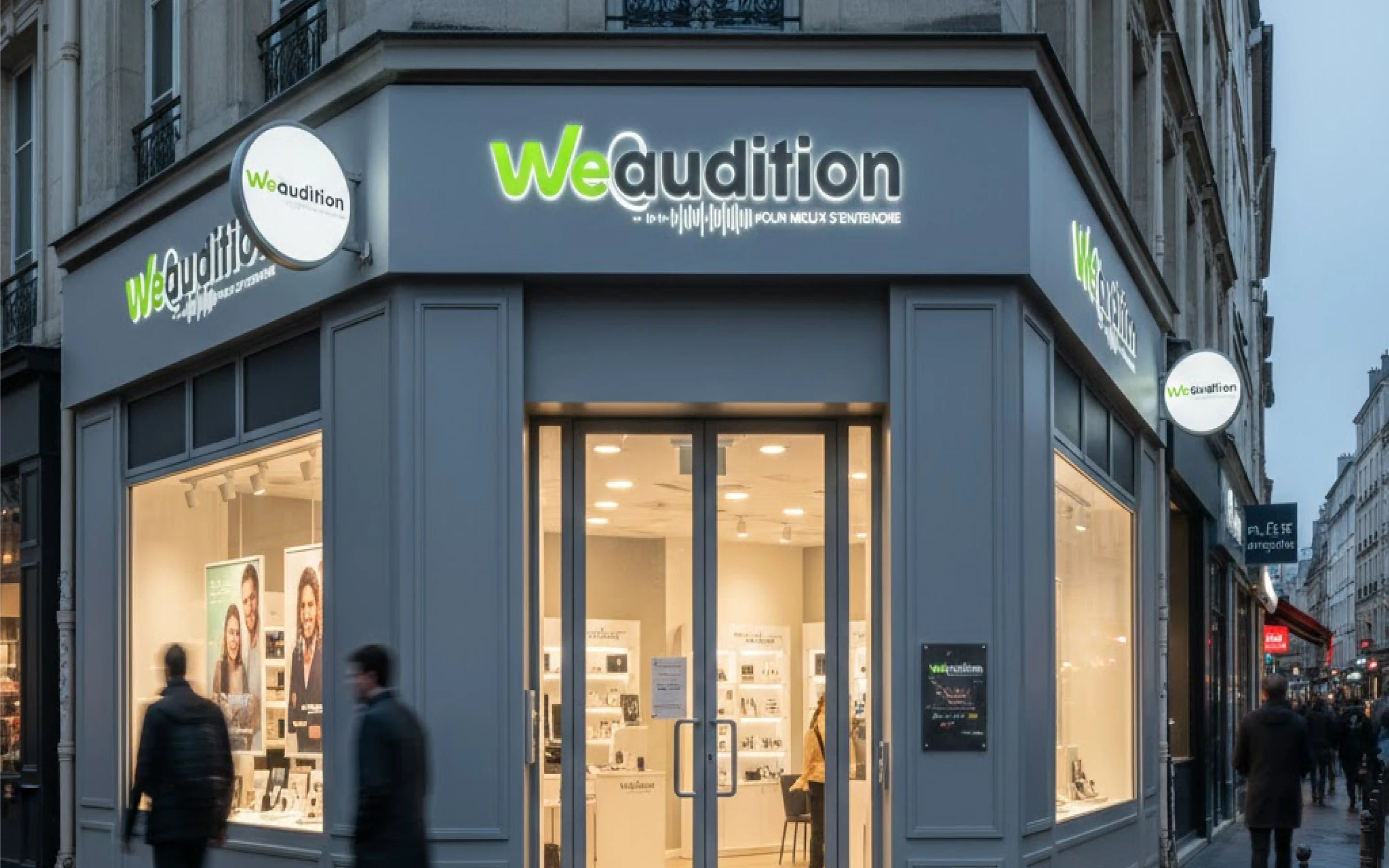   Accueil du centre WE AUDITION
