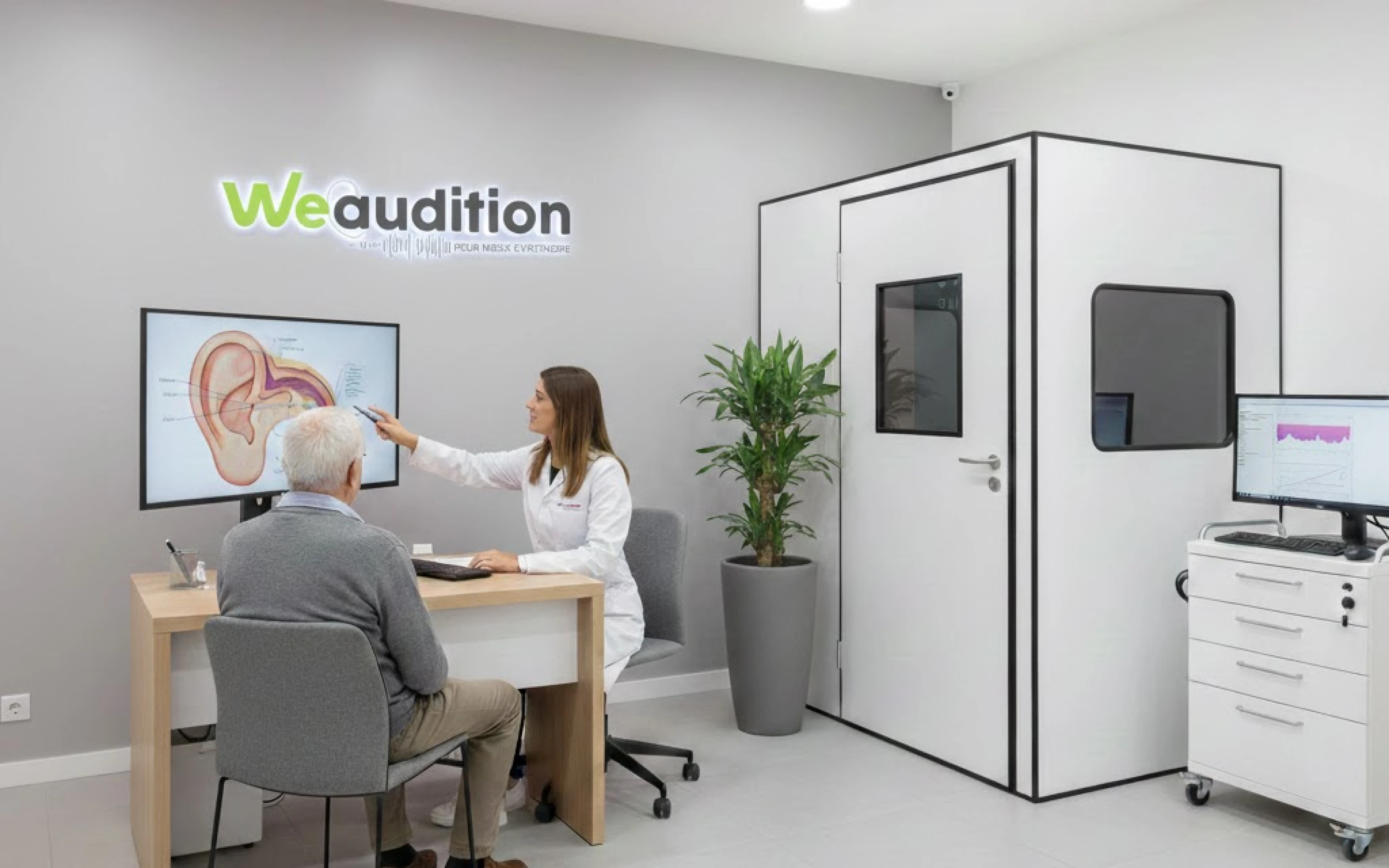   Accueil du centre WE AUDITION
